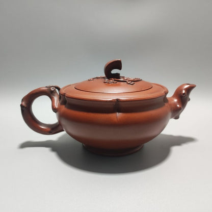 Vintage China Yixing Purple Clay Teapot Zisha Ceremony Nice Plum Blossom Teaware