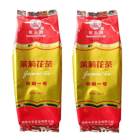 QBG China Monkey King Famous Premium Organic Jasmine Green Tea 100g*2bags