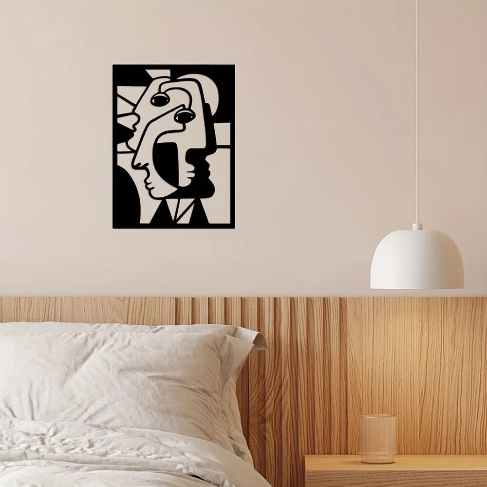 1pc Beastie Pie Portrait Metal Wall Decor, Living Room Office Wall Decor