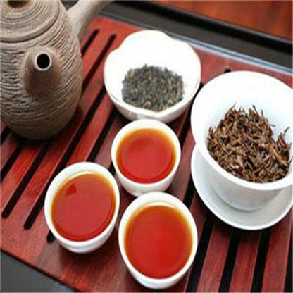 Yunnan Pu-erh Tea 357g Old Pu Erh Seven Cake Cooked Ripe Aged Puer Tea Tree 普洱茶饼