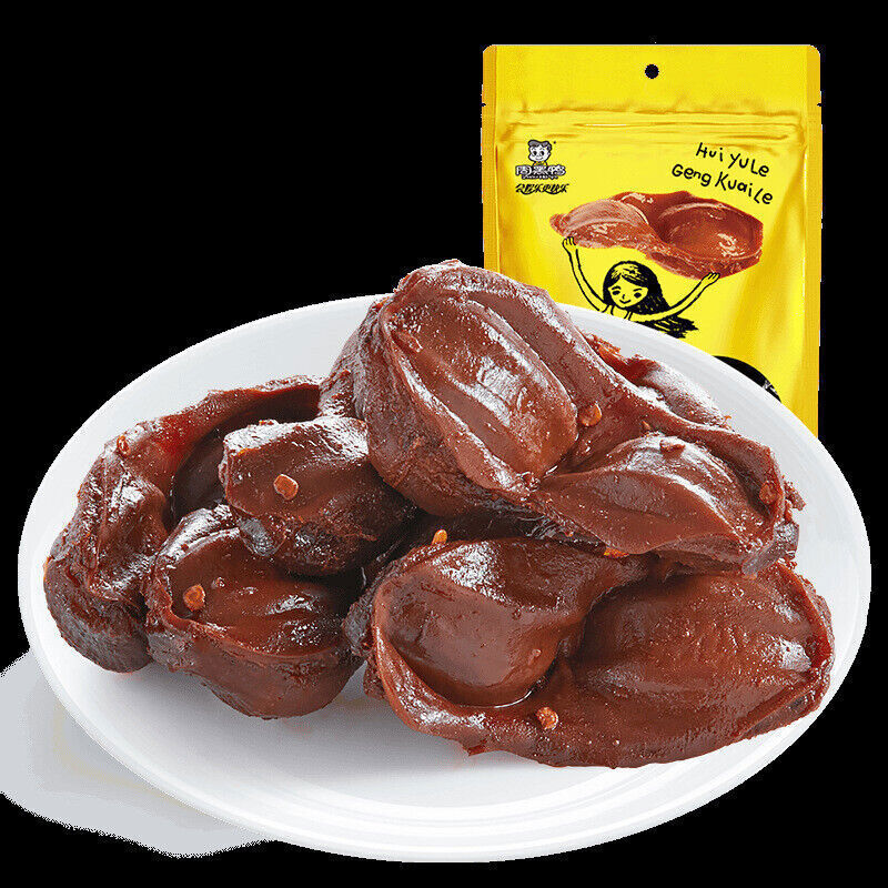 110g X 2 Bags Zhouheiya Duck Gizzards Chinese Specialty Snacks Food 周黑鸭鸭胗鸭肫