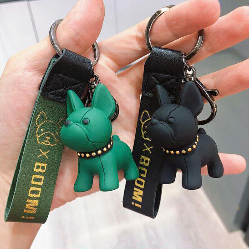 Creative Law Fighting Dog Cartoon Keychain Cute Doll Keychain Bag Pendant