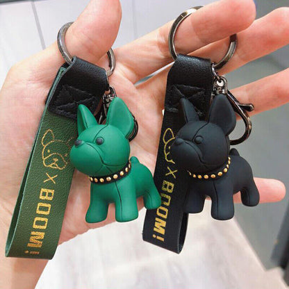 Creative Law Fighting Dog Cartoon Keychain Cute Doll Keychain Bag Pendant