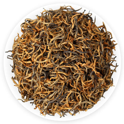 250g JIN SI Dian Hong Gold Yunnan Black Tea OrganicDianhong Golden Buds