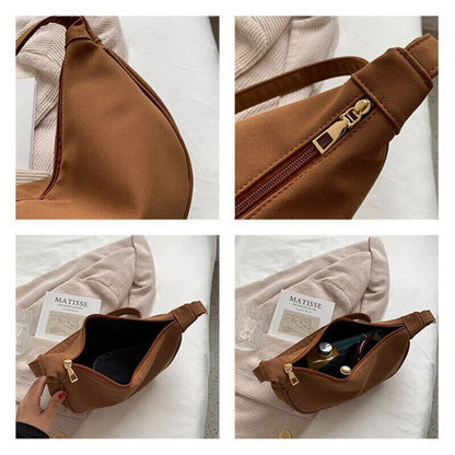 PU Leather Shoulder Dumpling Bags Women Totes Handbags Female Crossbody Bag