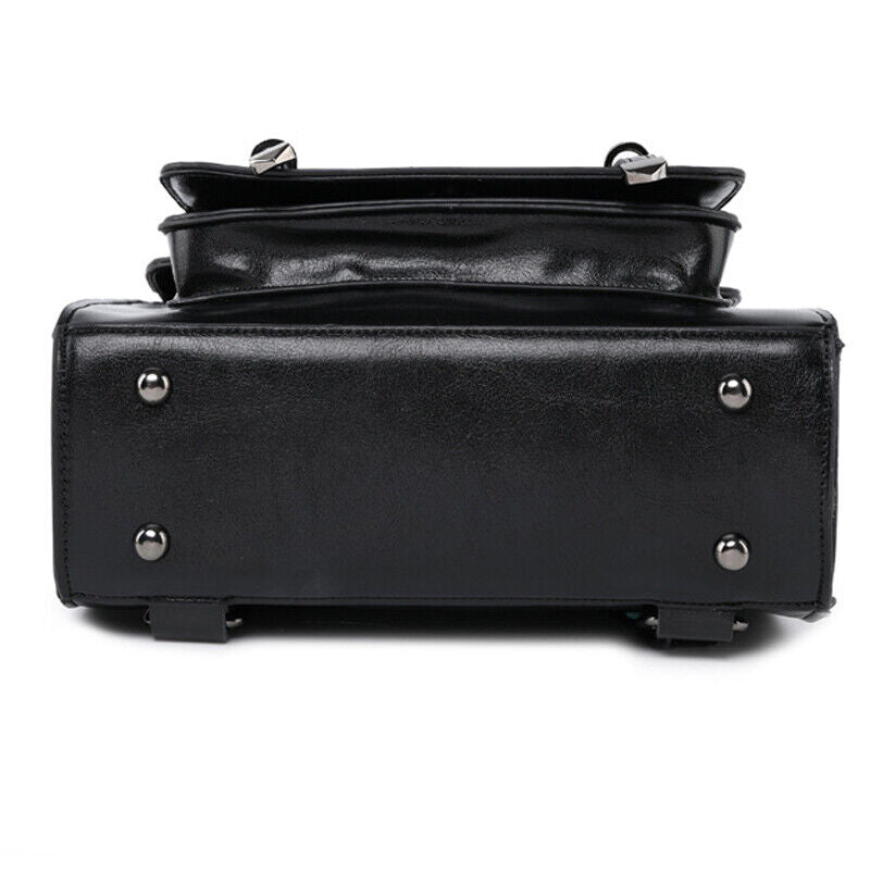 100% Genuine Leather Women's Backpack Travel Bag Rucksack Crossbody Handbags