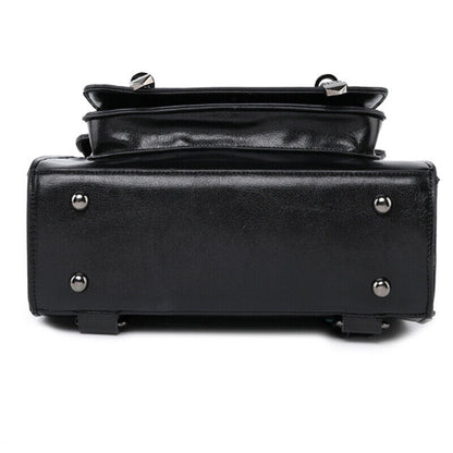 100% Genuine Leather Women's Backpack Travel Bag Rucksack Crossbody Handbags