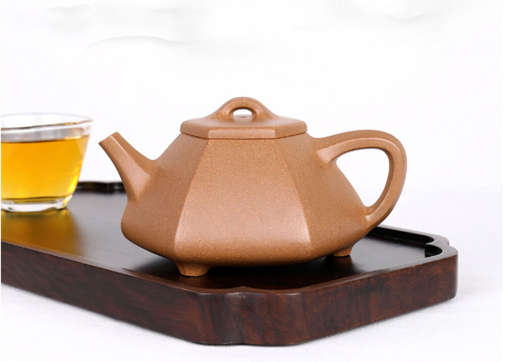 280cc China Yixing Handmade Zisha Teapot Section Clay Liufang Gongfu Teapot-