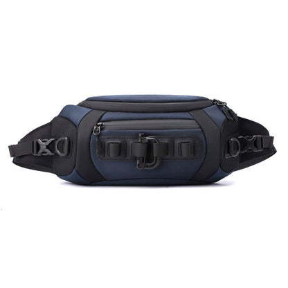 Men's Sling Backpack Nylon Waterproof Crossbody Bag Waist Pack Casual Daypack