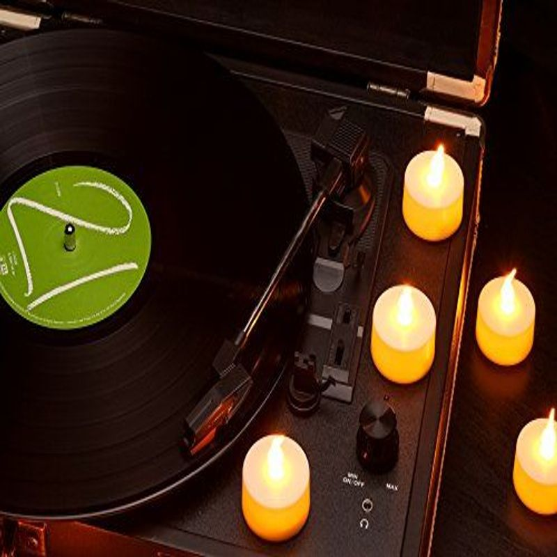 Etronic Battery Powered Flameless LED Tea Light Candles for Parties Ivory