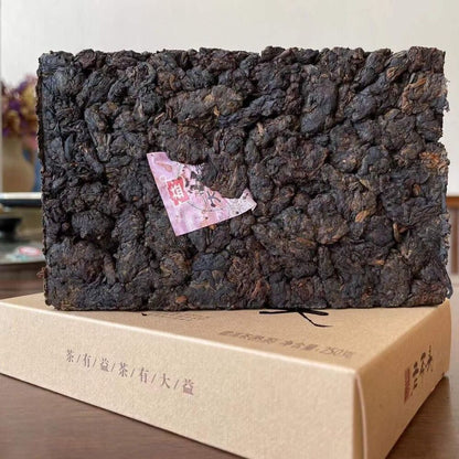 2021 Year TAETEA Yunnan Dayi Lao Cha Tou Cooked Puer Puerh Tea Brick 250g Ripe