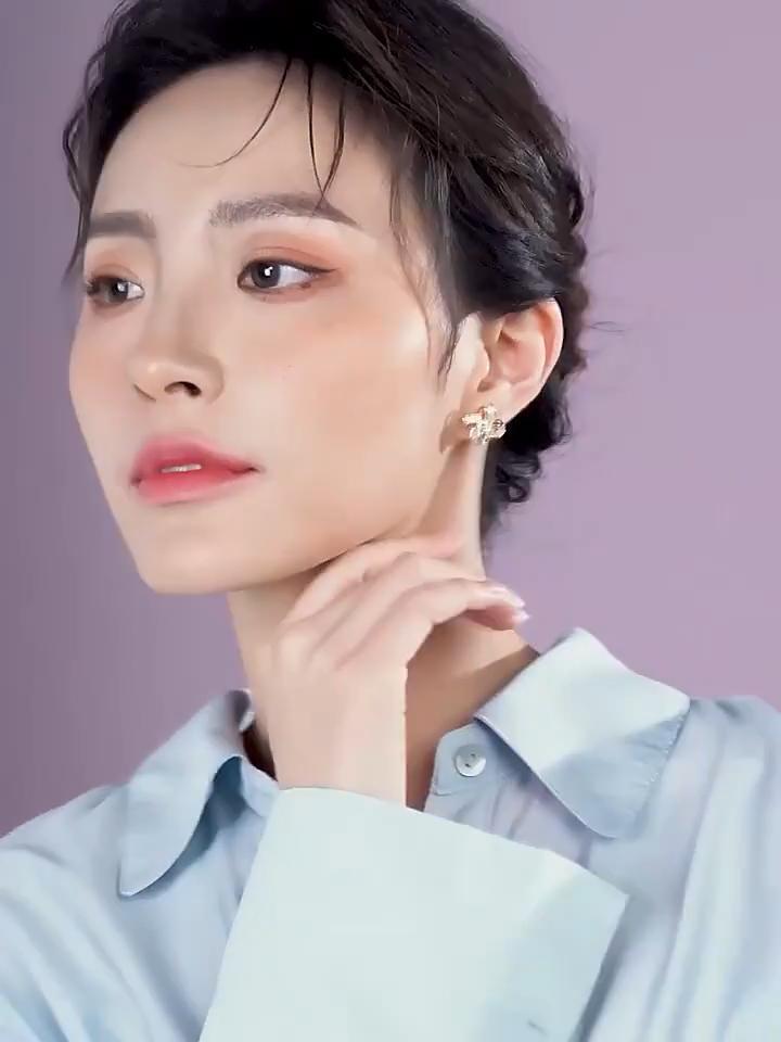 Aretes Argollas En Oro Pendientes Joyería Fina De Moda Regalos Para Mujer