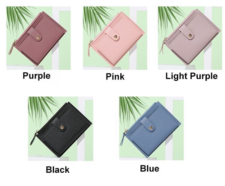 Wallet Women Luxury Fashion Purse Solid Cute Small Wallet Clutch Accessories 1PC
