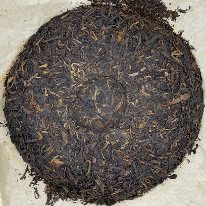 Pu-erh tea,2004,Disn yi hao,Menghai Yuanye Township Ancient Tea Trees, 400g,Raw