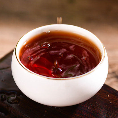 357g Yunnan Old Banzhang Ripe Pu-erh Tea Cake