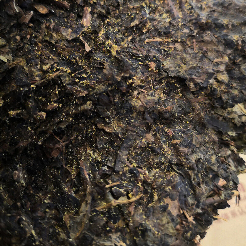 Anhua Baishaxi Dark Tea with Golden Flower Dark Tea Fu Cha Fu Brick 300g HEI CHA