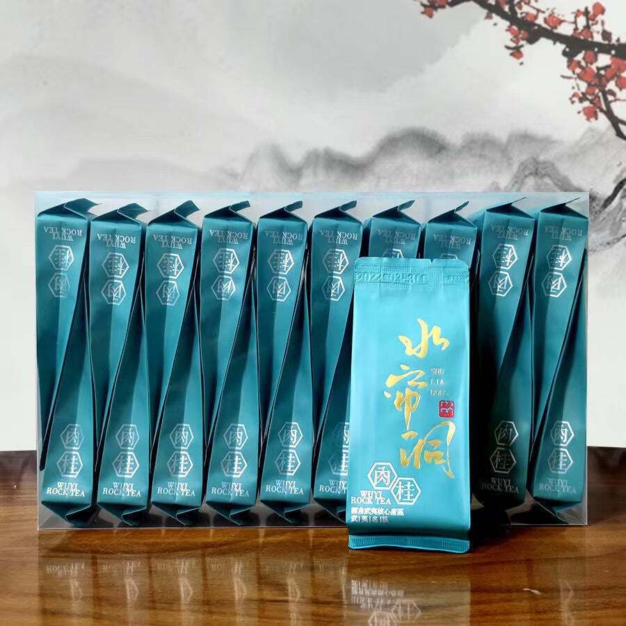 160g Wu Yi Rougui Oolong Tea Chinese Black Tea Loose Leaf Bagged Health Benefits