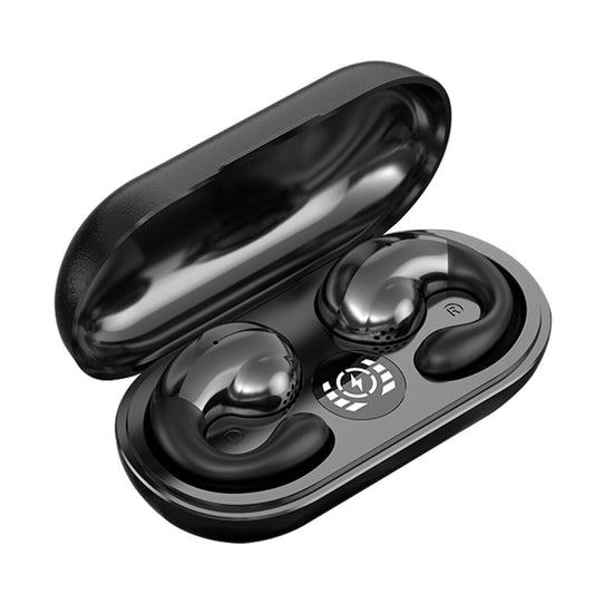 Bone Conduction Clip-on Ear-Hook Bluetooth Wireless Earphones Headset For Phone