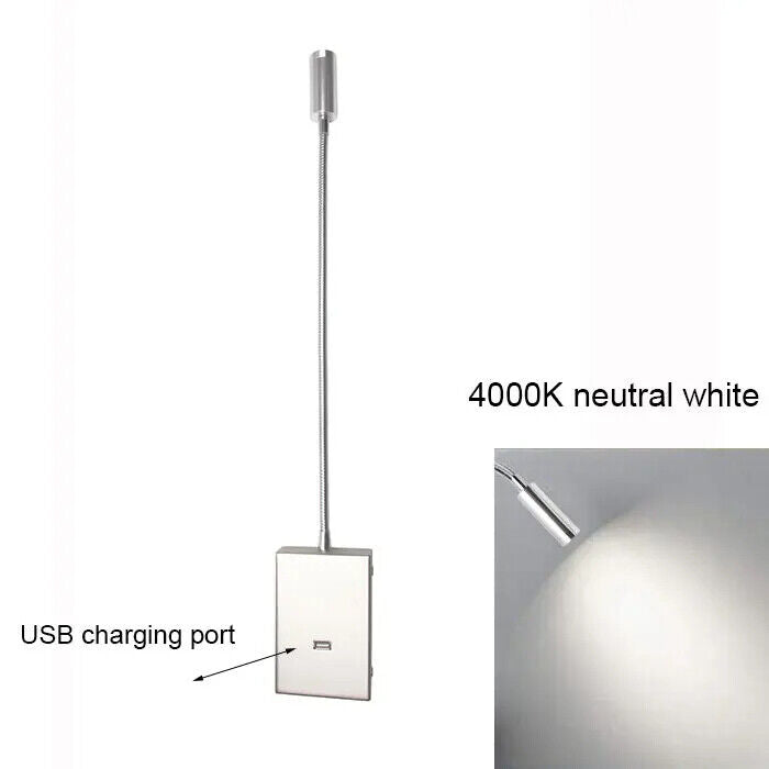Wall Sconces USB LED Bedside Reading Lamps Lights Living Room Corridor Lighting
