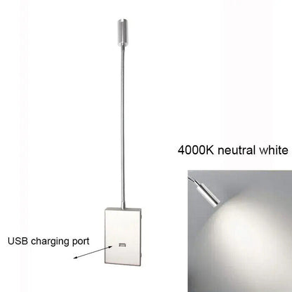 Wall Sconces USB LED Bedside Reading Lamps Lights Living Room Corridor Lighting