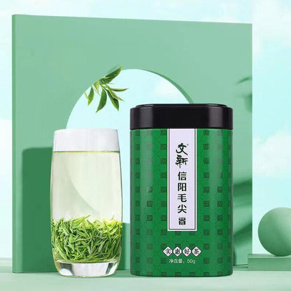 50g Xinyang Maojian Green Tea Can Package Loose Leaf Green Tea Fresh Buds Tea