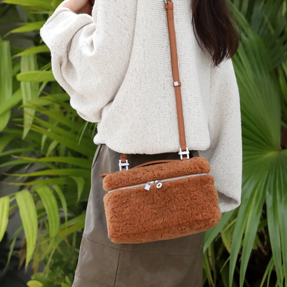 Lunch Box Bags Autumn Winter Lamb Wool Bag High Quality Fashion Mini Handbags