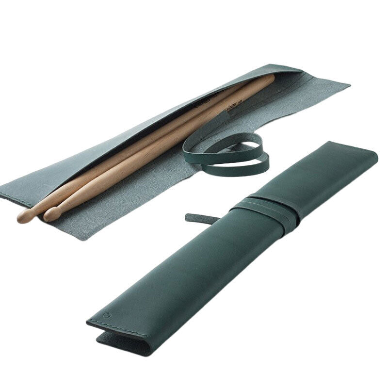 PU Leather Drumstick Storage Pouch Protector Bag Musical Instrument Drum Stick