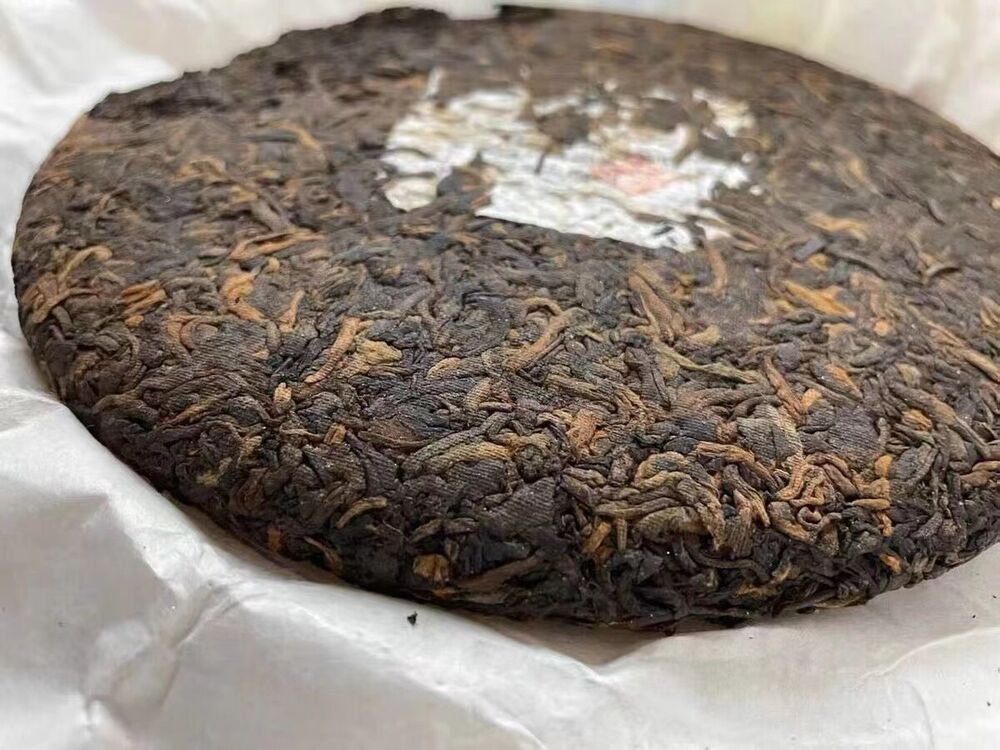 357g,2018 Yunnan bulang XIN YI HAO Peacock Ripe puerh tea puer big tree pu er 普洱