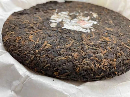 357g,2018 Yunnan bulang XIN YI HAO Peacock Ripe puerh tea puer big tree pu er 普洱