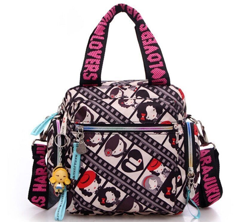 Woman Shoulder Bag Cowboy Bag Baby Handbag Oxford Cloth Messenger Bag