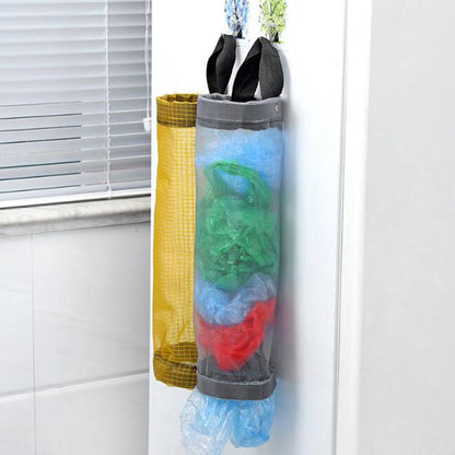 Grocery bags holder wall mount storage dispenser plastic kitchen organizer P-ca