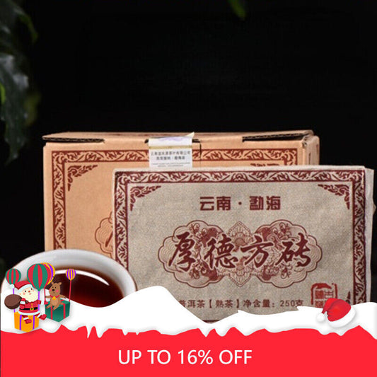 1000g Menghai Ecological Big Organic Puerh Ripe Tea Brick Pu-Erh Black Tea