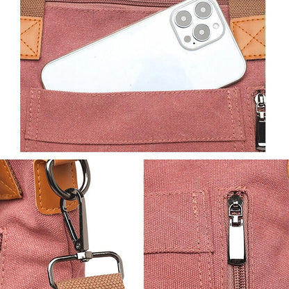 Women's Canvas Shoulder Bag Outdoor Shoulder Bag Women's Commuting Shoulder Bag