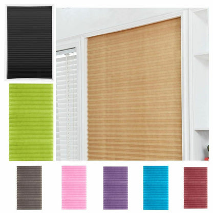Curtains Bathrooms Self-Adhesive Windows Half Blackout Balcony Shades Skylight