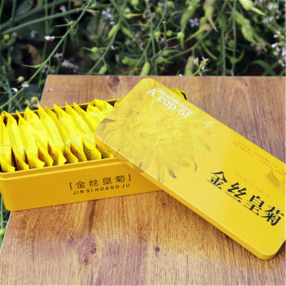 20pcs Gold Huang Ju Chrysanthemum Tea A Large Cup of Organic Herbal Tea