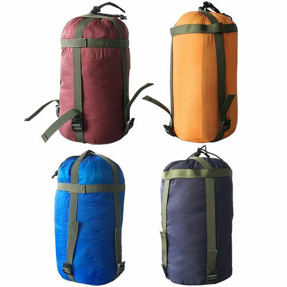 Outdoor Sleeping Bag Cover Waterproof Compression Lightweight Camping Hiking Red