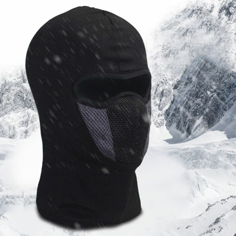 Full Face Mask Neck Scarf Winter Warmer Outdoor Hat Cycling Balaclava 45*26 cm