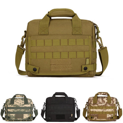 New Men Nylon Shoulder Briefcase Bag Military Tactical Laptop Pack Messenger Bag