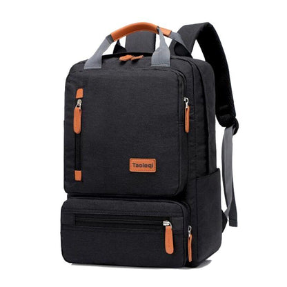 Business Backpack Men Light 15 inch Laptop Bag Oxford Cloth Lady Backpack Gray