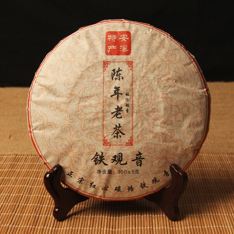 Chinese Roast Tie Guan Yin Tea Cake Oolong Tea Aged Tieguanyin TiKuanYin 350g