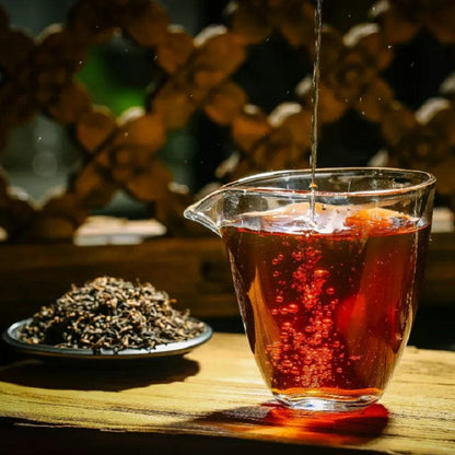 Selected Fine Royal Ripe Pu-erh Cha 357g Cake Zhongcha Pu'er Puer Tea Box