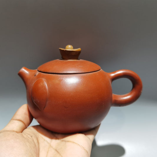 Chinese Yixing Zisha Clay Handmade Exquisite Teapot 品名：招财进宝 底款：吴建芳