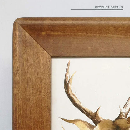 Wood Picture Frames with Real Glass Front Rustic Wall Hanging Tabletop Gift 6x8