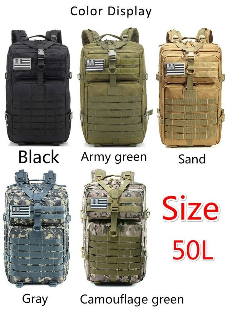 Nylon Backpack Outdoor Tactical Sports Camping Hiking Hunting Bag