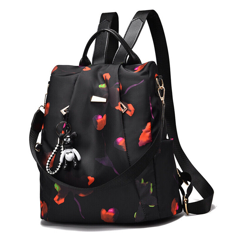 Women's Multicolor Backpack Travel anti-theft Oxford Rucksack Shoulder Bags