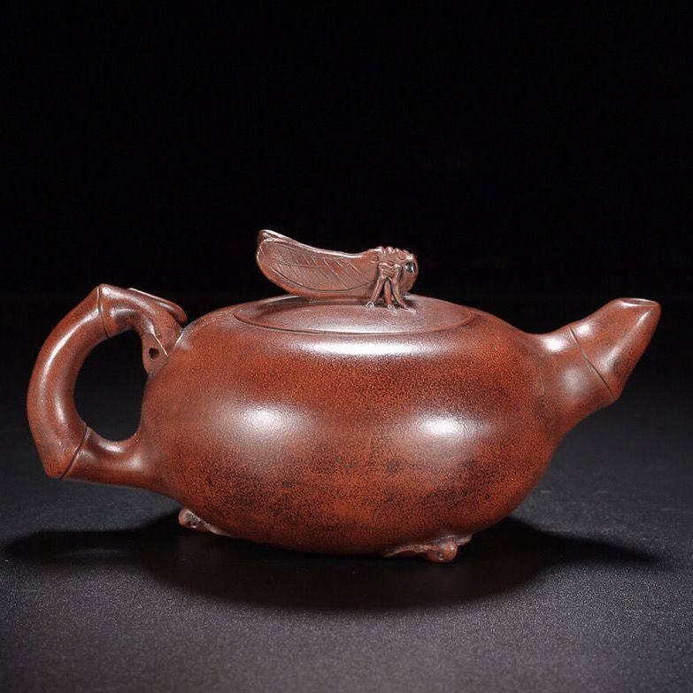 Chinese Yixing Purple Clay Teapot Tea Set Pot Zisha Ceramic Cute Decor Figurine