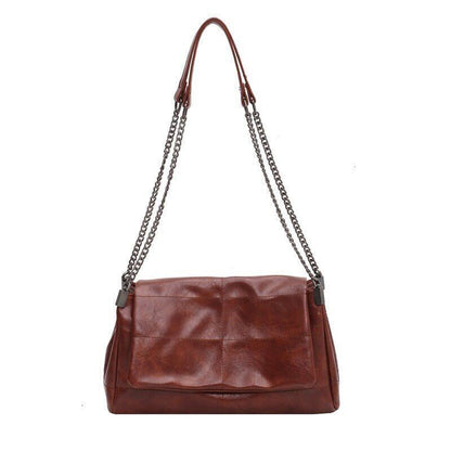 Women Shoulder Bags Chain Crossbody Bag Soft PU Leather Lady Shopper