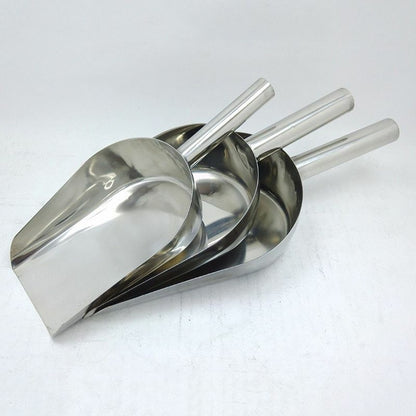 8/10/12 Inch Ice Cube Stainless Scoop Shovel Buffet Bar Tool Kitchen Accessories