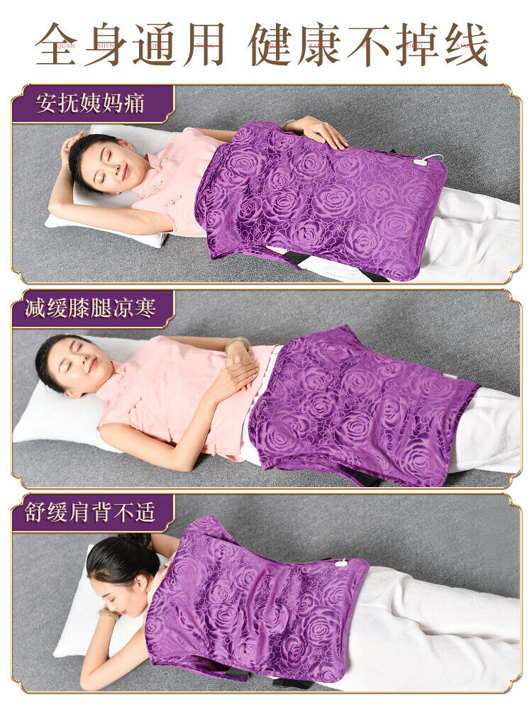 Wormwood Moxa Waist Shoulder Neck Bag Electric Heating Moxibustion Pack Tool 艾灸