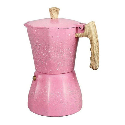 Coffee Pot 150ml Stovetop Espresso Shot Mocha Maker Kettle 15x12x15.5cm Aluminum